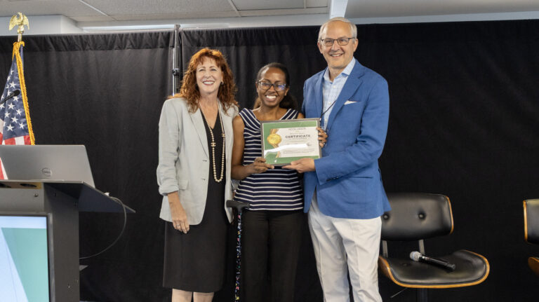 Samantha Scott, PhD, Founder & CEO of JuneBrain and People’s Choice Award winner, July 2026
